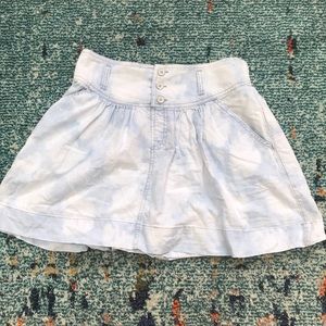 American Eagle light blue cotton skirt